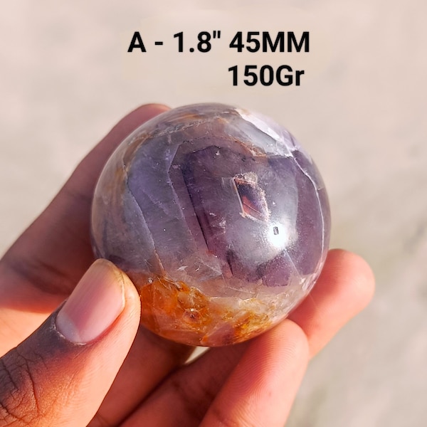 Beautiful Auralite 23 Crystal Sphere Ball 2.2", Canadian Stone Sphere , Healing Crystal, Brand New Collection, Free Shipping