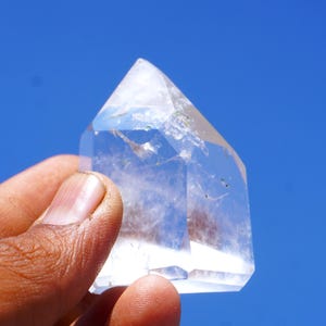 RARE Lemurian Crystal  Standing Point - Fine Polished  Gift/ Decor/Healing - LEM6