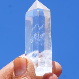 RARE Lemurian Crystal  Standing Point - Fine Polished  Gift/ Decor/Healing - LEM5