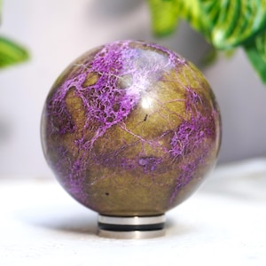 RARE STICHTITE NATURAL Crystal - Stichtite, Atlansite with Serpentine Stone Tasmanite - Brand New Collection - B