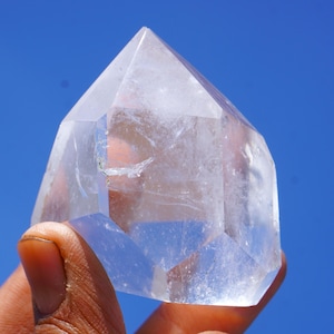 RARE Lemurian Crystal  Standing Point - Fine Polished  Gift/ Decor/Healing - LEM4