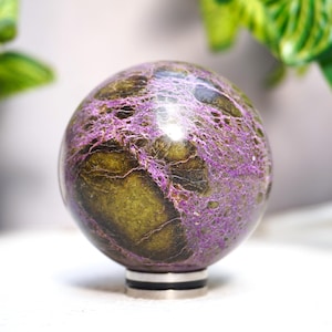 RARE STICHTITE NATURAL Crystal - Stichtite, Atlansite with Serpentine Stone Tasmanite - Brand New Collection - C