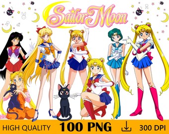 Sailor Moon Png Etsy