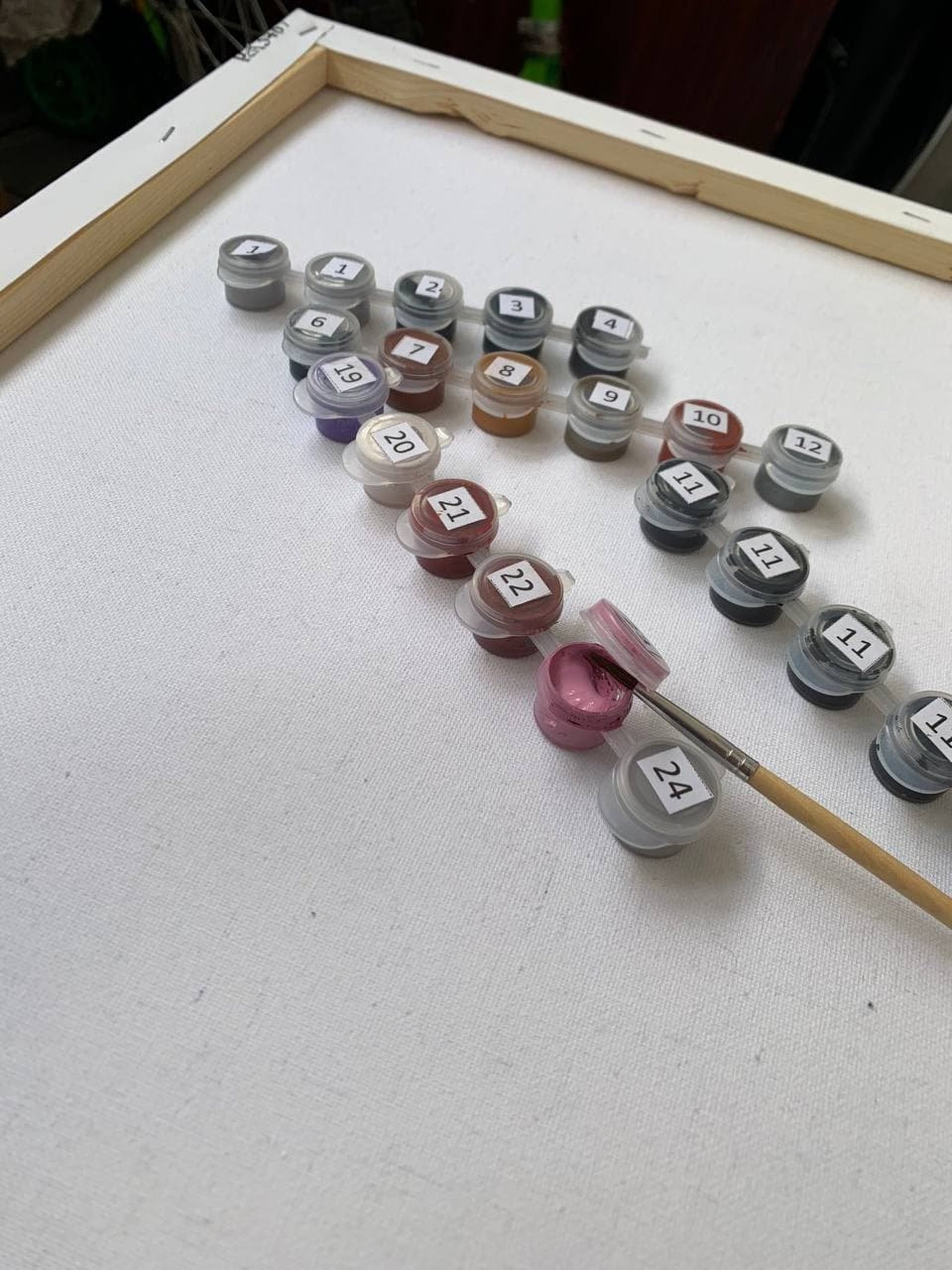 Malen nach Zahlen Kit Joker. Leinwand Holzrahmen Etsy