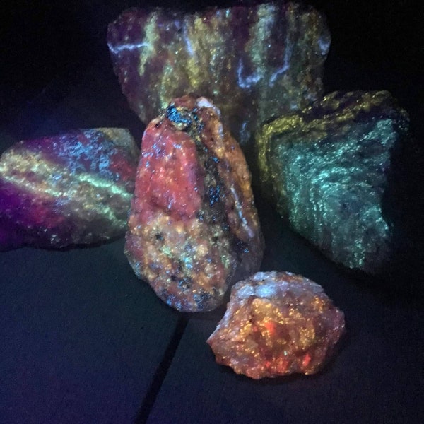 Long Lake Zinc Mine Fluorescent Mineral Mixed Lot (1lb)
