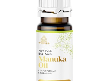 TURNER 100% Pure Manuka Oil - Promotes Healthy Nails & Smooth, Acne-Free Skin (10ml) 1 Bottles