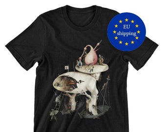 Hieronymus Bosch t-shirt, Bosch Hell shirt EU shipping