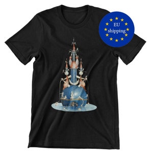 Hieronymus Bosch t-shirt, Art History shirt EU shipping