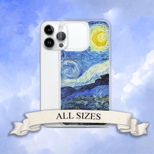 Elden Ring Wallpaper in Starry Night Style iPhone Case by weirdo97