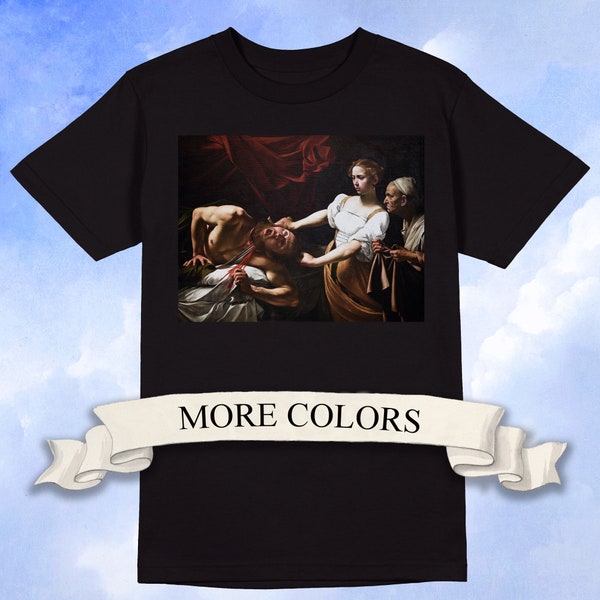 T-shirt Caravaggio, camicia Judith Decapita Oloferne