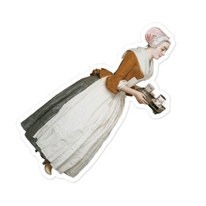 Jean-Etienne Liotard - Adesivo La ragazza del cioccolato, Adesivo di storia dell'arte