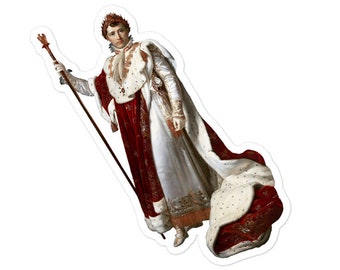 Napoleon Sticker, Art Water Bottle Sticker