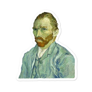 Autocollant Vincent van Gogh, autocollant d’ordinateur portable d’art