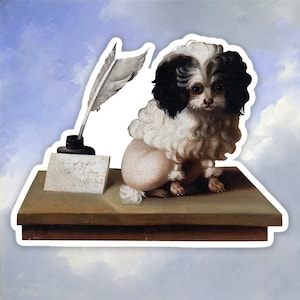 Jean-Jacques Bachelier - Autocollants Portrait de chien, autocollant Weird Art
