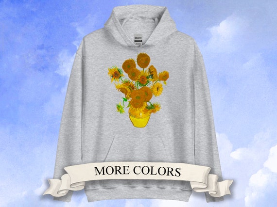 Van gogh sunflower hoodie sale