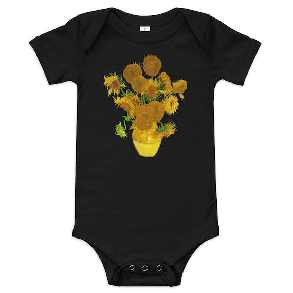 Vincent Van Gogh Sonnenblumen Strampler, Strampler Baby, Geschenk zur  Babyparty | Strampler