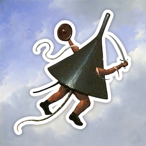 Jérôme Bosch - Autocollants Saint Jean-Baptiste, Autocollant artistique