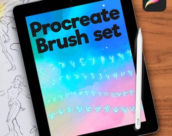 Procreate Brush Set - Mysterious Faux Text, Spells, Runes
