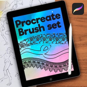 Procreate Brush Set - Lace & Ribbon