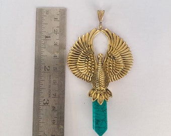 Hawk pendant, hawk jewelry, birds jewelry, exotic bird necklace, eagle necklace, hand carved, gifts For her