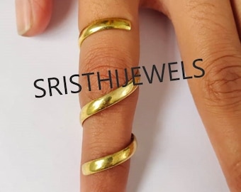 Arthritis EDS finger splint adjustable for all types of deviation, comfortable splint ring, handmade, personalized gifts