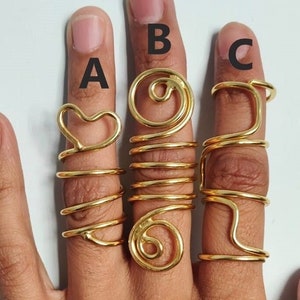 Trigger Finger Rings, Arthritis Ring, EDS Finger Splint Rings, Mallet Finger Rings, Adjustable Ring, Personalized Gifts, Unique Rings