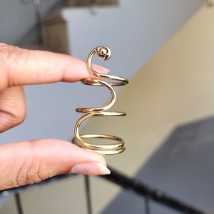Arthritis finger splint sterling silver, brass or copper adjustable handmade hammered textured ring 1 piece