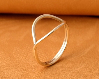 Bottle Opener Ring, Open Mouth Ring, Brass Karma Ring, Handmade Ring, Stackable Ring, Dainty Ring, Promise Ring, Gift For Her, Mothers Day