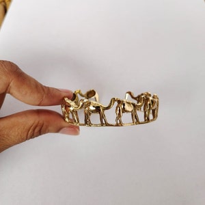 Delicate Petite Origami Camel Bracelet, Cuff Camel Bracelet, Unique Bracelet, Gold Animal Bracelet, Layering Bracelet, Bridesmaid Gift