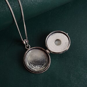 Moonstone Poison Pendant, Silver Plated Pendant, Brass Material Moonstone Poison Pendant, Handcrafted Pendant,Small box pendant,Gift for All