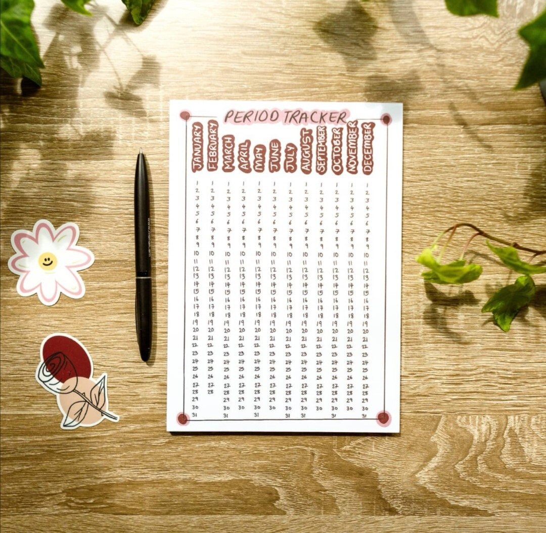 Period Tracker - Etsy