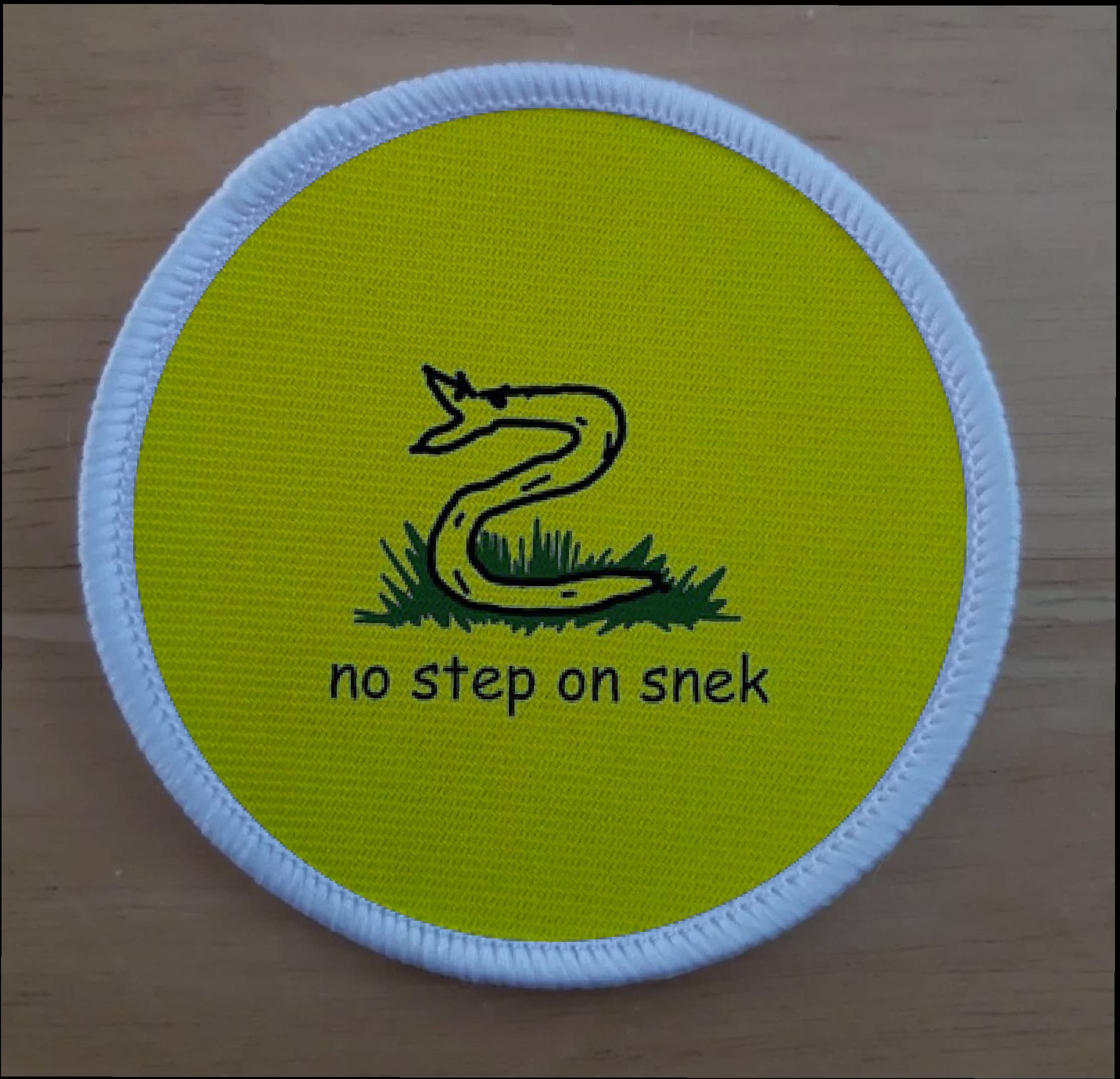 No Step on Snek Patch Badge 
