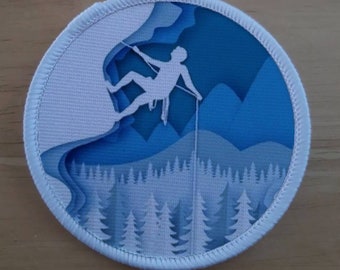 3" Winter Climbing Mountain Mountaineering Expedition patch badge