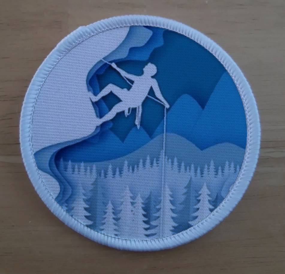 Lets Get High Patch 4 Inch Iron/sew-on Badge Applique Mountaineering Emblem  Peaks Logo Trek Trekking Climbing Souvenir Crest Gift Patches 