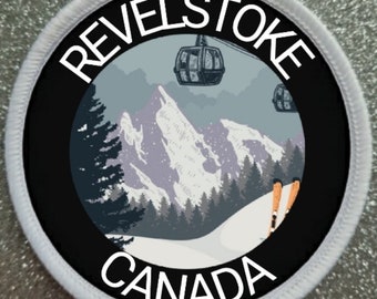 Revelstoke Canada Ski Resort 3 Inch patch badge