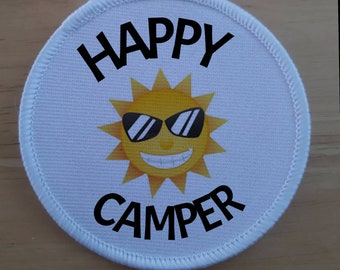 Camping patch badge