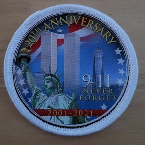 Patriot Day 2.5 inch Patch badge