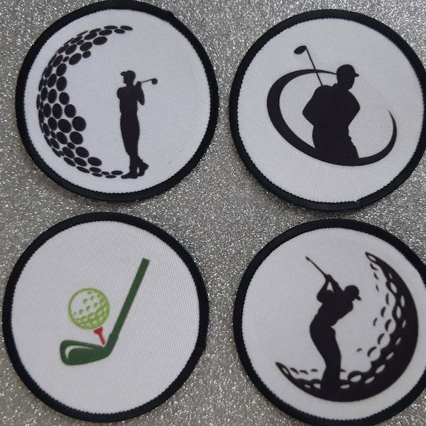 Colección de insignias de parches Golf 4x