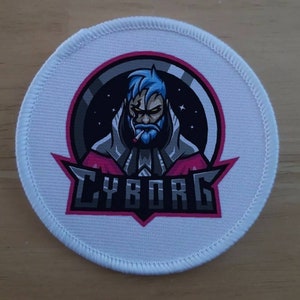 Cyborg Sublimation Patch Anstecker