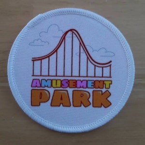 Rollercoaster patch badge