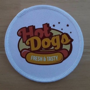 Hot Dog Patch Badge