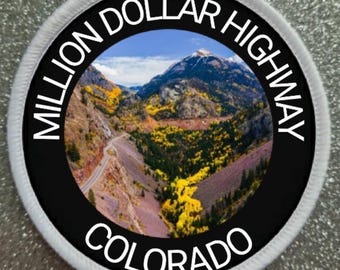 3 Inch Million Dollar Highway USA patch badge