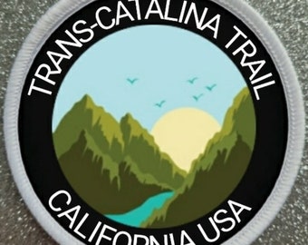 3 Inch Trans-Catalina Trail California USA Sublimation Patch badge