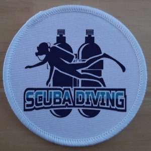 Scuba Diving sublimation patch badge