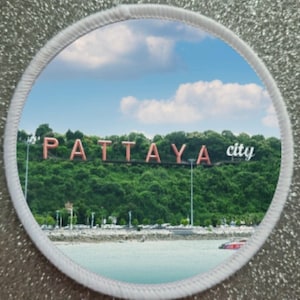 3 Inch Pattaya Thailand Aufnäher Abzeichen