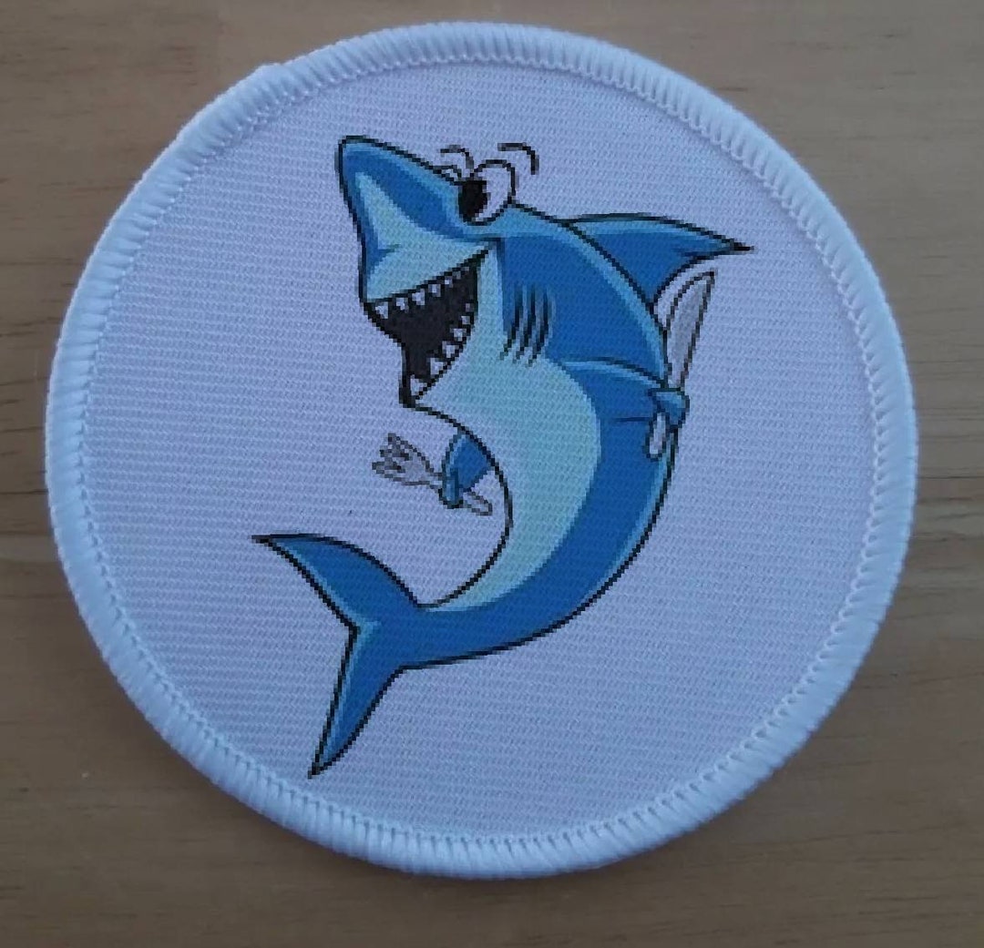 Great White Shark Patch Badge - Etsy