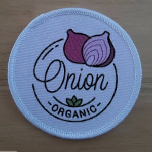 Onion Organic 3 inch sublimation patch badge