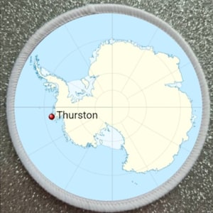 3 Inch Thurston Island Antarctica patch badge