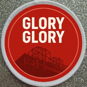 3 Inch Glory Glory Football patch badge