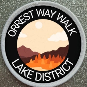Orrest Way Walk The Lake District England 3 Inch patch badge